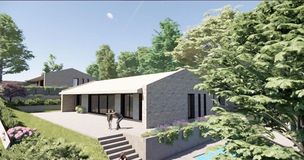 Vivienda 1 · acceso y porche