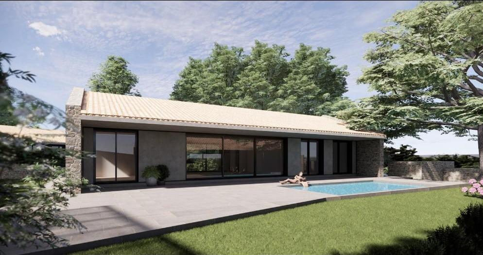 Vivienda 2 · jardín y porche