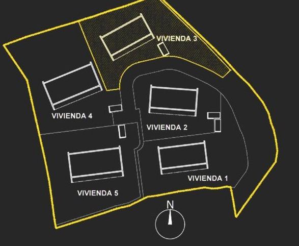 Situación de la Vivienda 3 en la urbanización