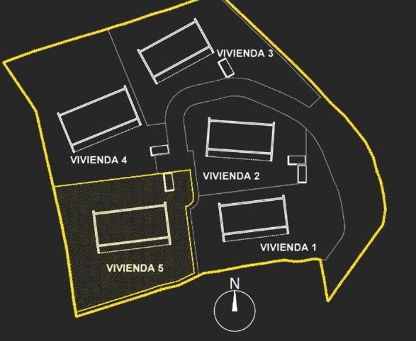 Situación de la Vivienda 5 en la urbanización